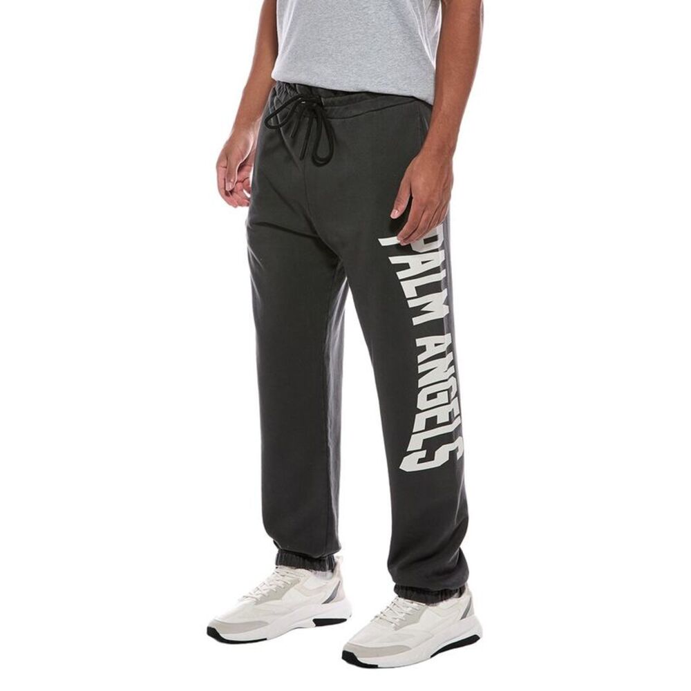 Palm Angels Mens  City Washed Sweatpant, Grey